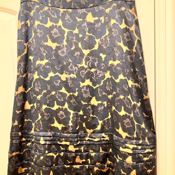 Blue / Beige A Line Skirt Size 12 - Picture 5 of 6